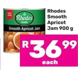 Game Rhodes Smooth Apricot Jam 900 g offer