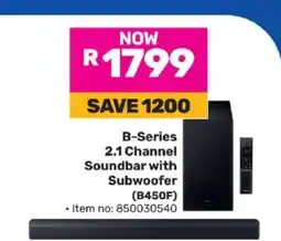 Game B-Series 2.1 Channel Soundbar with Subwoofer (B450F) offer