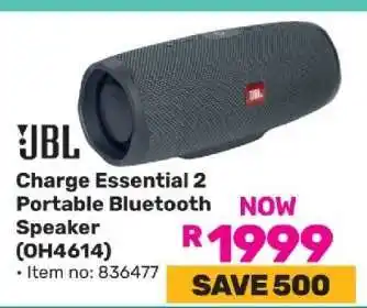 Game JBL Charge Essential 2 Portable Bluetooth Speaker offer