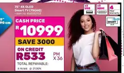 Game 75 4K QLED Smart TV (75Q6Q) offer