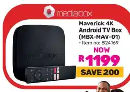 Game Maverick 4K Android TV Box (MBX-MAV-01) offer