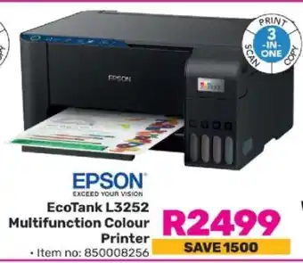 Game Epson EcoTank L3252 Multifunction Colour Printer offer
