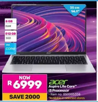 Game Acer Aspire Lite Core i3 offer