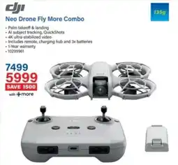 Incredible Connection Dji Neo Drone Fly More Combo offer