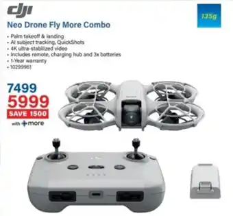 Incredible Connection Dji Neo Drone Fly More Combo offer