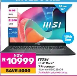 Game MSI Laptop offer