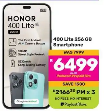 Game 400 Lite 256 GB Smartphone offer