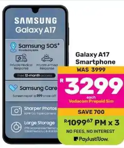 Game Galaxy A17 Smartphone offer
