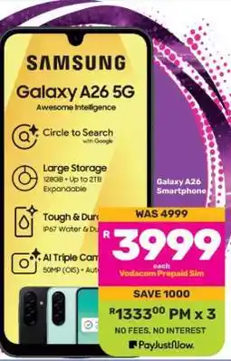 Game Samsung Galaxy A26 5G offer