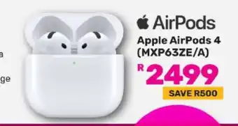 Game Apple Airpods 4 MXP63ZE/A offer