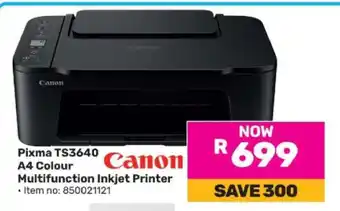 Game Canon Pixma TS3640 offer