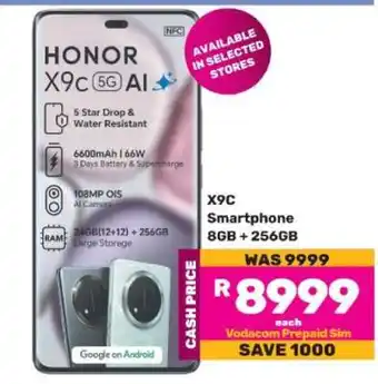 Game X9C Smartphone 8GB + 256GB offer