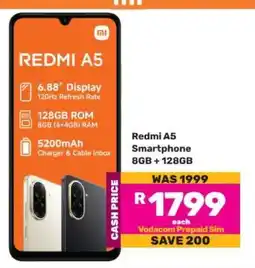 Game Redmi A5 Smartphone 8GB + 128GB offer