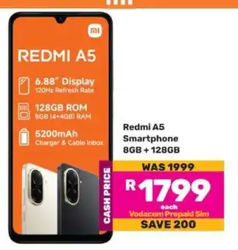 Game Redmi A5 Smartphone 8GB + 128GB offer