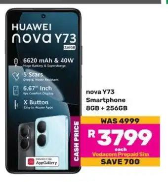 Game nova Y73 Smartphone 8GB + 256GB offer