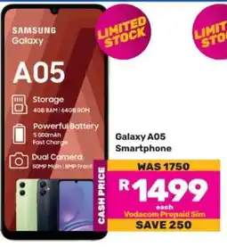 Game Galaxy A05 Smartphone offer