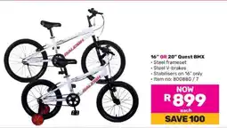 Game 16 OR 20 Quest BMX offer