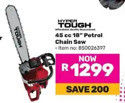 Game Hyper Tough 45 cc 18” Petrol Chain Saw offer