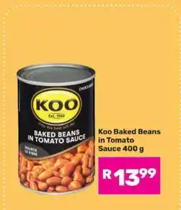 Game Koo Baked Beans in Tomato Sauce 400 g offer