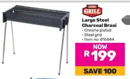 Game Large Steel Charcoal Braai offer
