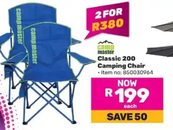 Game Camp Master Classic 200 Camping Chair offer