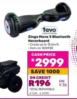 Game Zingo Move 3 Bluetooth Hoverboard offer