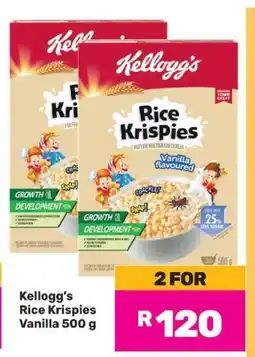 Game Kellogg's Rice Krispies Vanilla 500 g offer