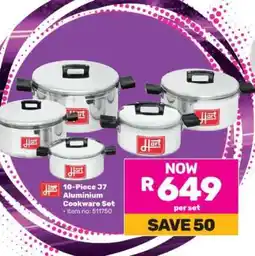 Game 10-Piece J7 Aluminium Cookware Set offer