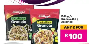Game Kellogg’s Granola 450 g Assorted offer