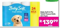 Game Baby Soft 2 Ply Toilet Tissue Rolls 24-Pack offer
