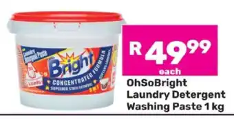Game OhSoBright Laundry Detergent Washing Paste 1 kg offer