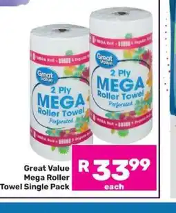 Game Great Value Mega Roller Towel Single Pack offer