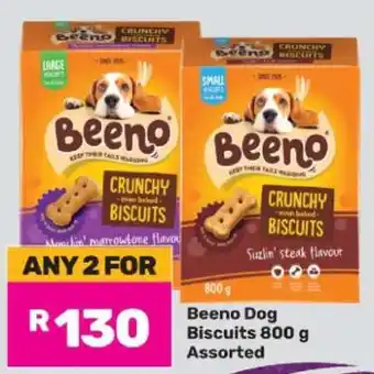 Game Beeno Dog Biscuits 800 g Assorted offer