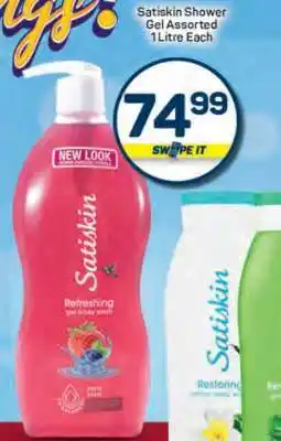 Pick n Pay Satiskin Shower Gel Assorted 1 Litre Each offer