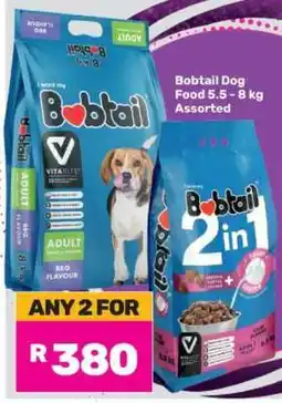 Game Bobtail Dog Food 5.5 - 8 kg Assorted offer