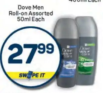 Pick n Pay Dove Men Roll On Assorted 50ml Each offer