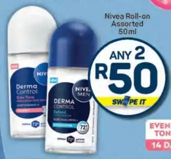 Pick n Pay Nivea Roll-on Assorted 50ml offer