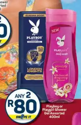 Pick n Pay Playboy or Playgirl Shower Gel Assorted 400ml offer