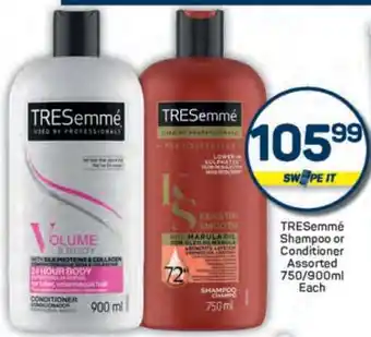 Pick n Pay TRESemmé Shampoo or Conditioner Assorted 750/900ml Each offer