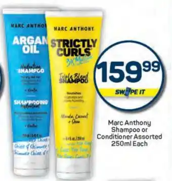 Pick n Pay Marc Anthony Shampoo or Conditioner Assorted 250ml Each offer