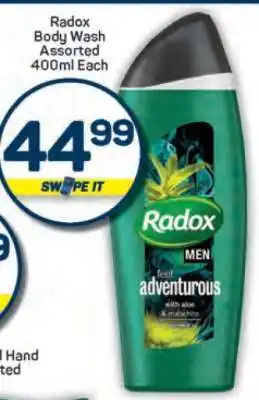 Pick n Pay Radox Body Wash Assorted 400ml Each offer