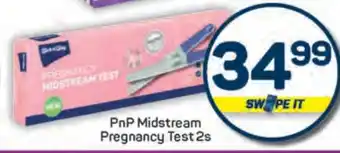 Pick n Pay PnP Midstream Pregnancy Test 2s offer