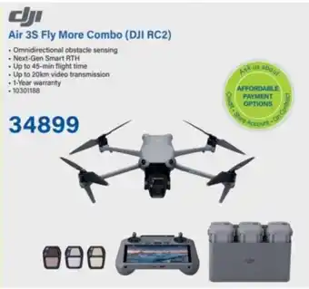 Incredible Connection Dji Air 3S Fly More Combo offer