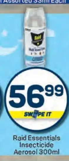 Pick n Pay Raid Essentials Insecticide Aerosol 300ml offer