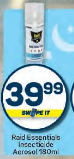 Pick n Pay Raid Essentials Insecticide Aerosol 180ml offer