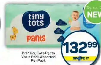 Pick n Pay PnP Tiny Tots Pants Value Pack Assorted Per Pack offer