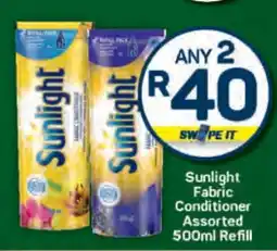 Pick n Pay Sunlight Fabric Conditioner Assorted 500ml Refill offer