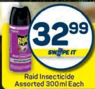 Pick n Pay Raid Insecticide Assorted 300ml Each offer