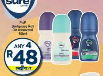 Pick n Pay PnP Bodysure Roll-On Assorted 50ml offer