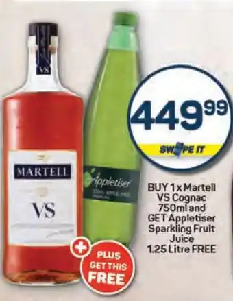 Pick n Pay Martell VS Cognac 750ml offer